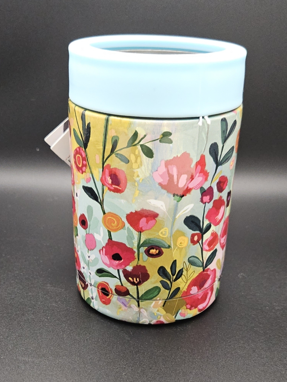 Primitives By Kathy Red Flowers Insulated Can Cooler, New